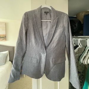 Gray lightweight blazer